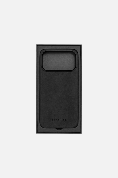 The Sapphire Alcantara iPhone Case