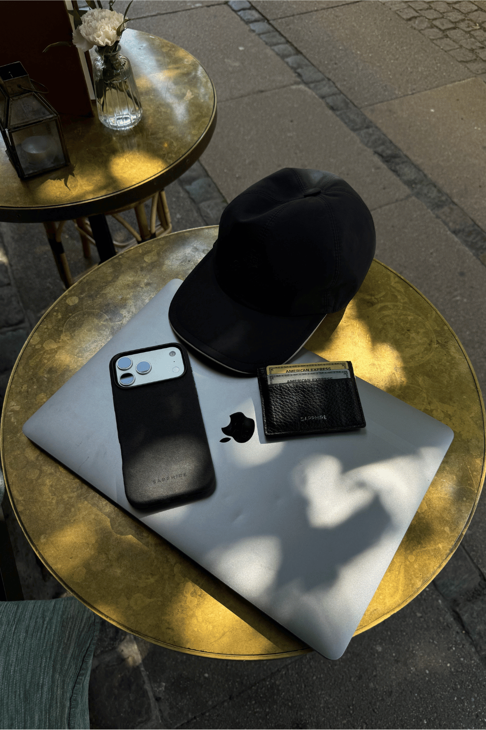 The Sapphire Alcantara iPhone Case