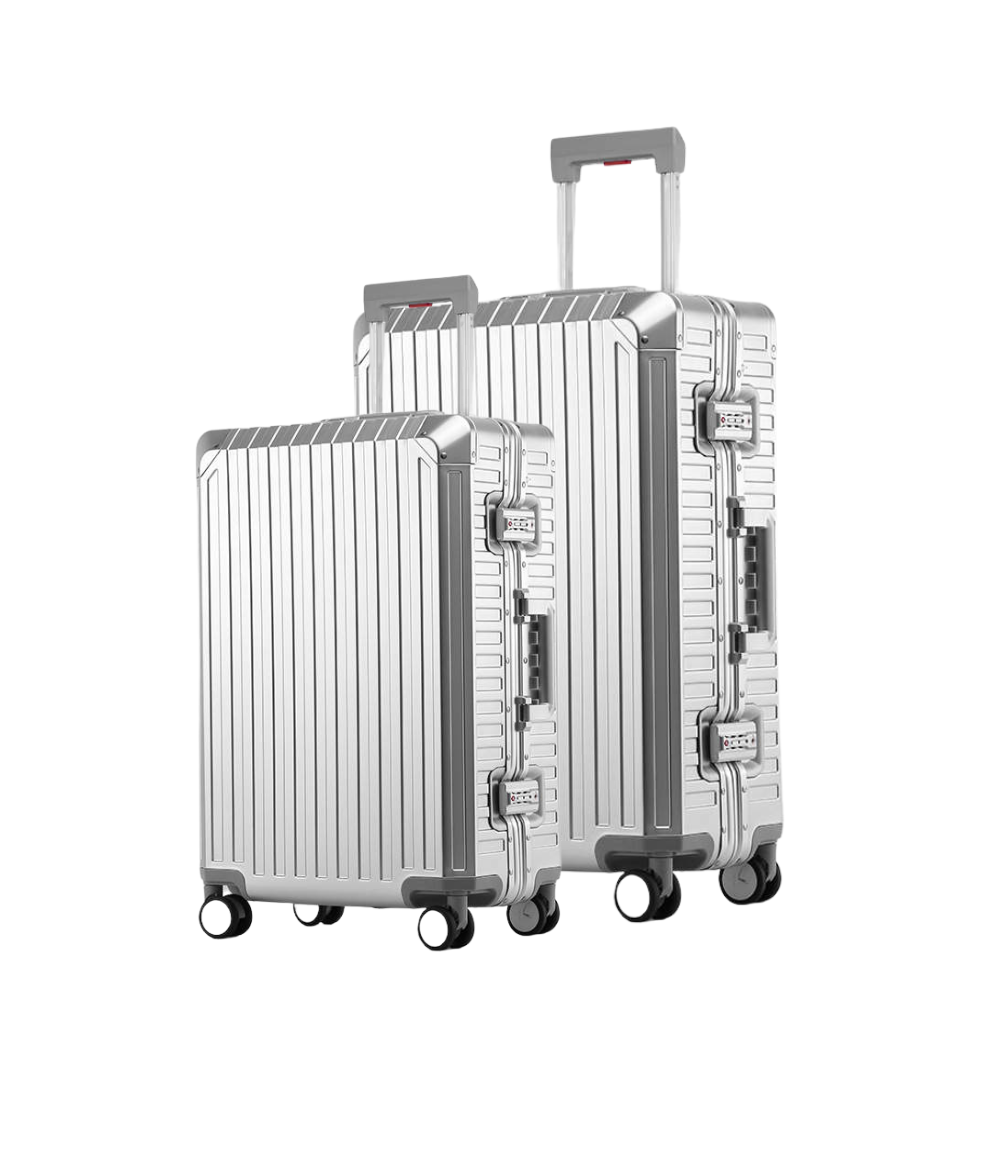 Sapphire Suitcases Aluminium Metal Luggage Check-in and Carry-on